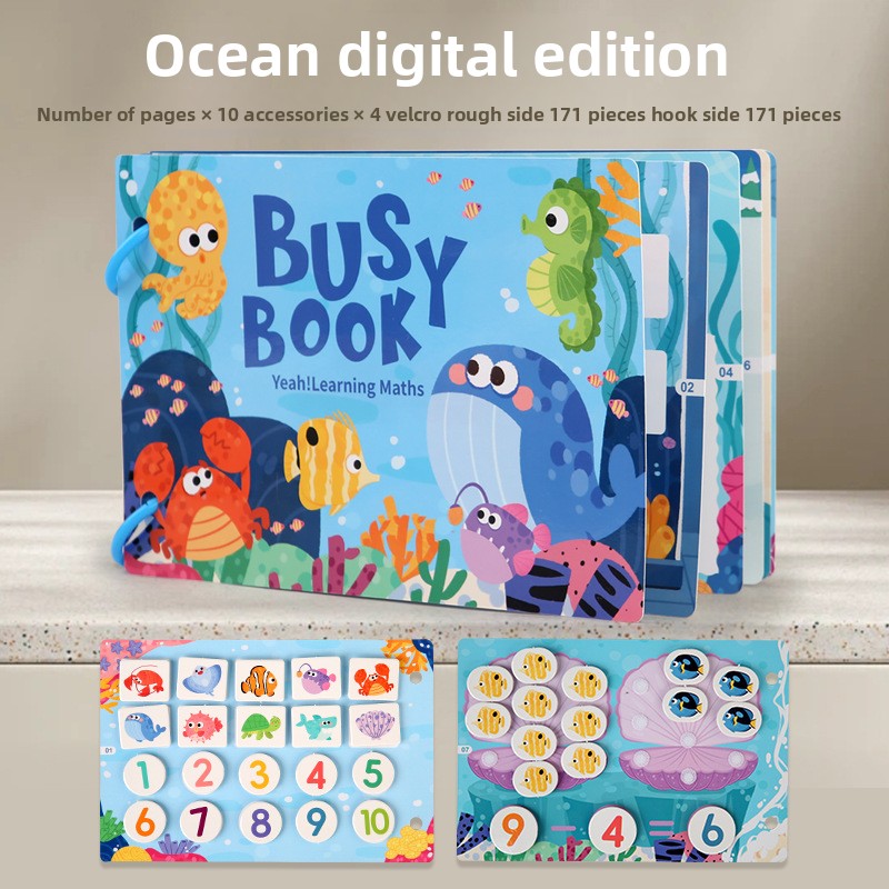 Reusable Sticker Book for Kids — Educational Toddler Activity Book with Removable Stickers for Ages 2-4 3-5 | Screen-Free Travel Toy
