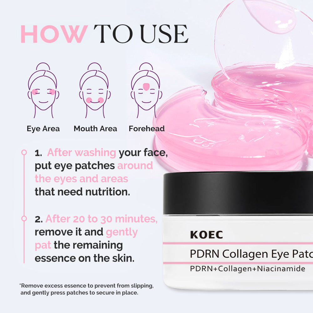 KOEC Collagen PDRN Eye Mask 60pcs