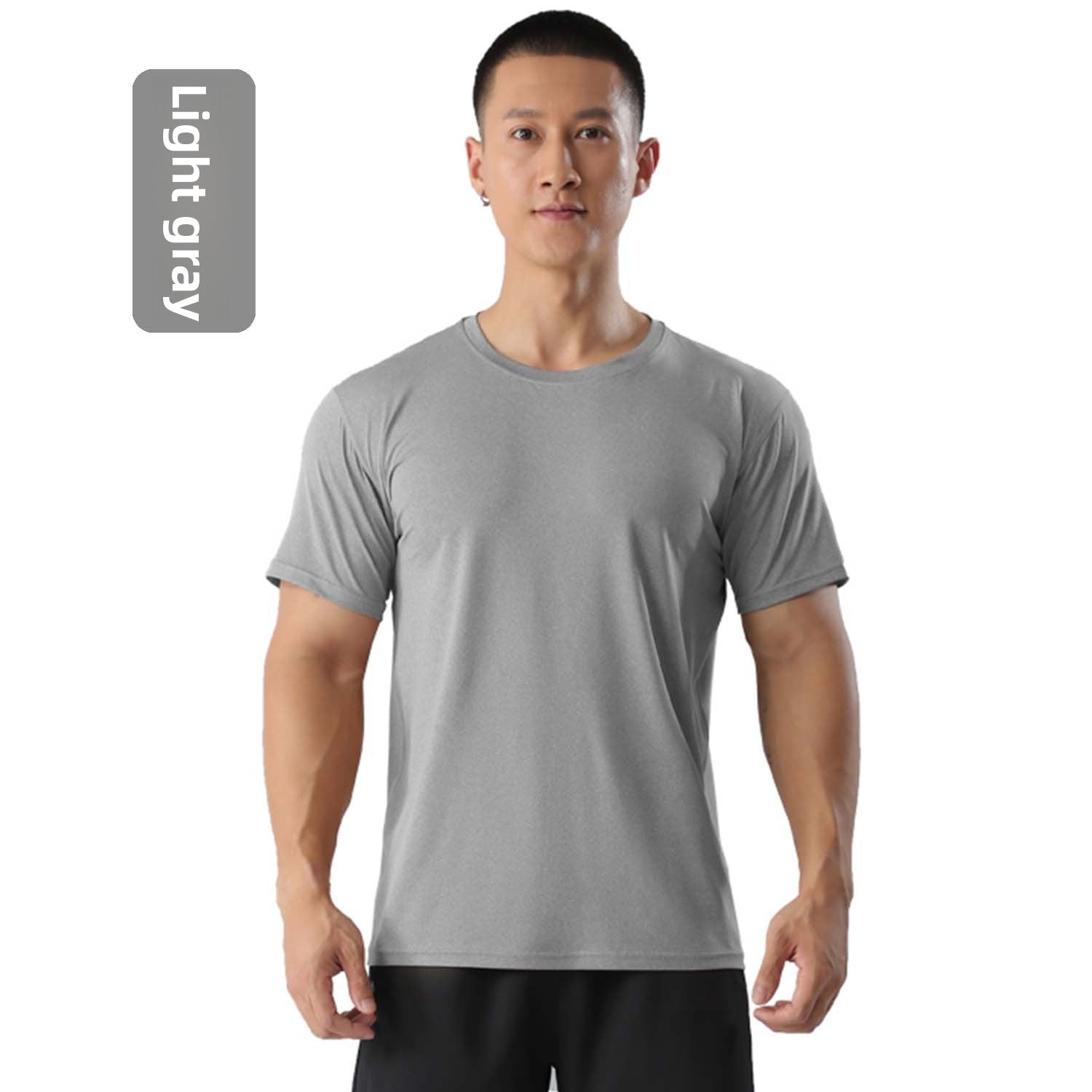 Men's Quick-Dry Sports T-Shirt — Breathable Moisture-Wicking Athletic Gym Running Tee for Men | Lightweight Training Top