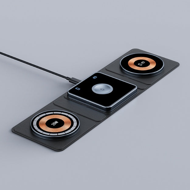 CrystalCharge™ 3-in-1 Wireless Station