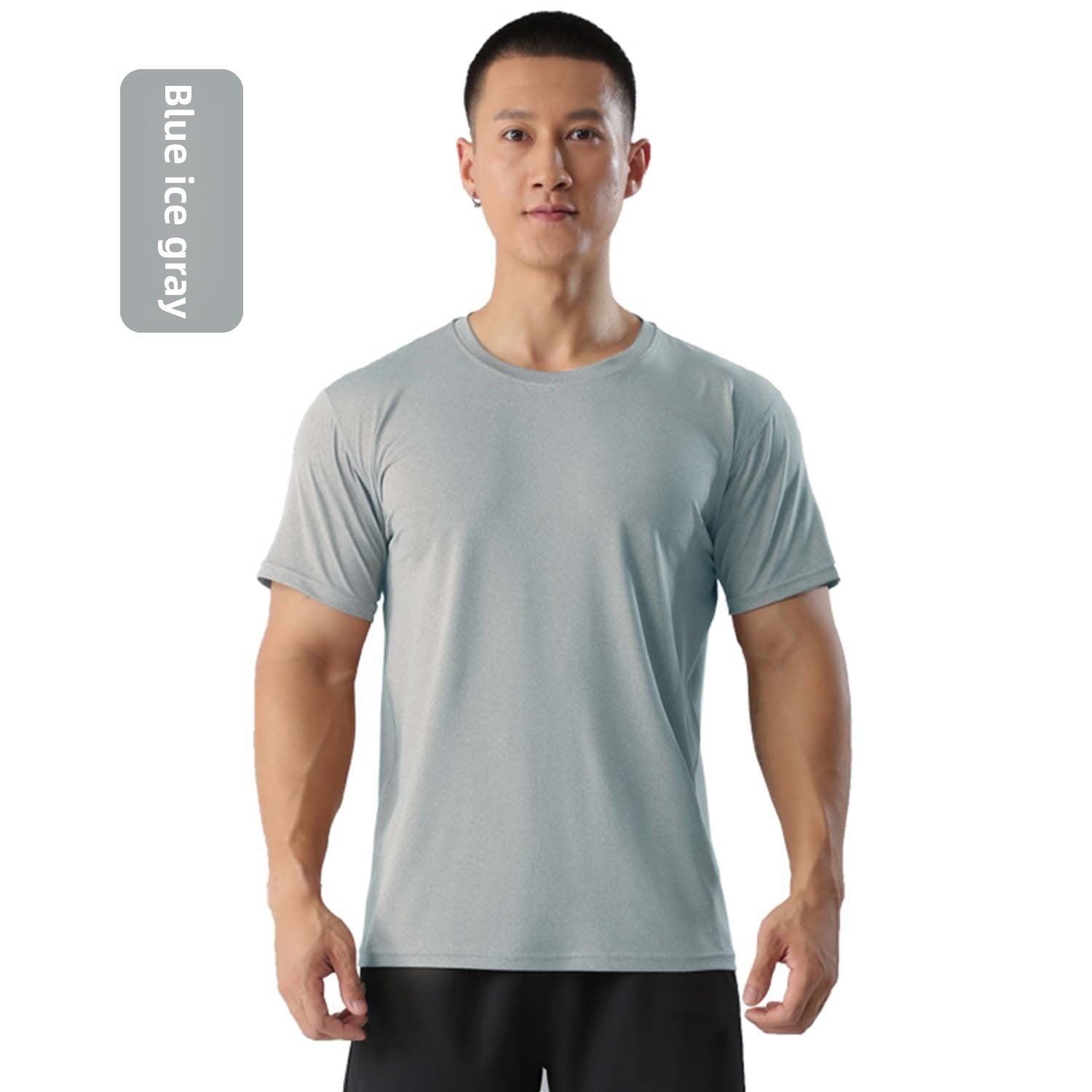 Men's Quick-Dry Sports T-Shirt — Breathable Moisture-Wicking Athletic Gym Running Tee for Men | Lightweight Training Top