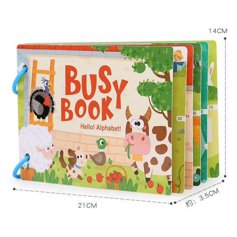 Reusable Sticker Book for Kids — Educational Toddler Activity Book with Removable Stickers for Ages 2-4 3-5 | Screen-Free Travel Toy