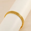 GlowLink Chain Bracelet – Gold & Silver Chic Wrist Jewelry