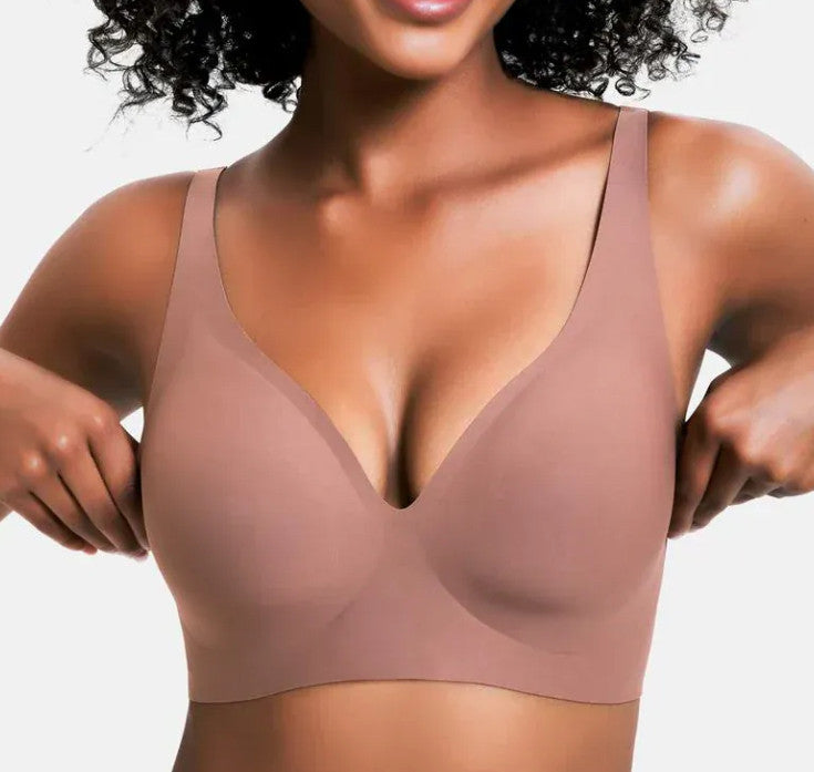Seamless Wireless Comfort Bra for Women — No Underwire Full Coverage T-Shirt Bra with Soft Breathable Support | All Day Wear