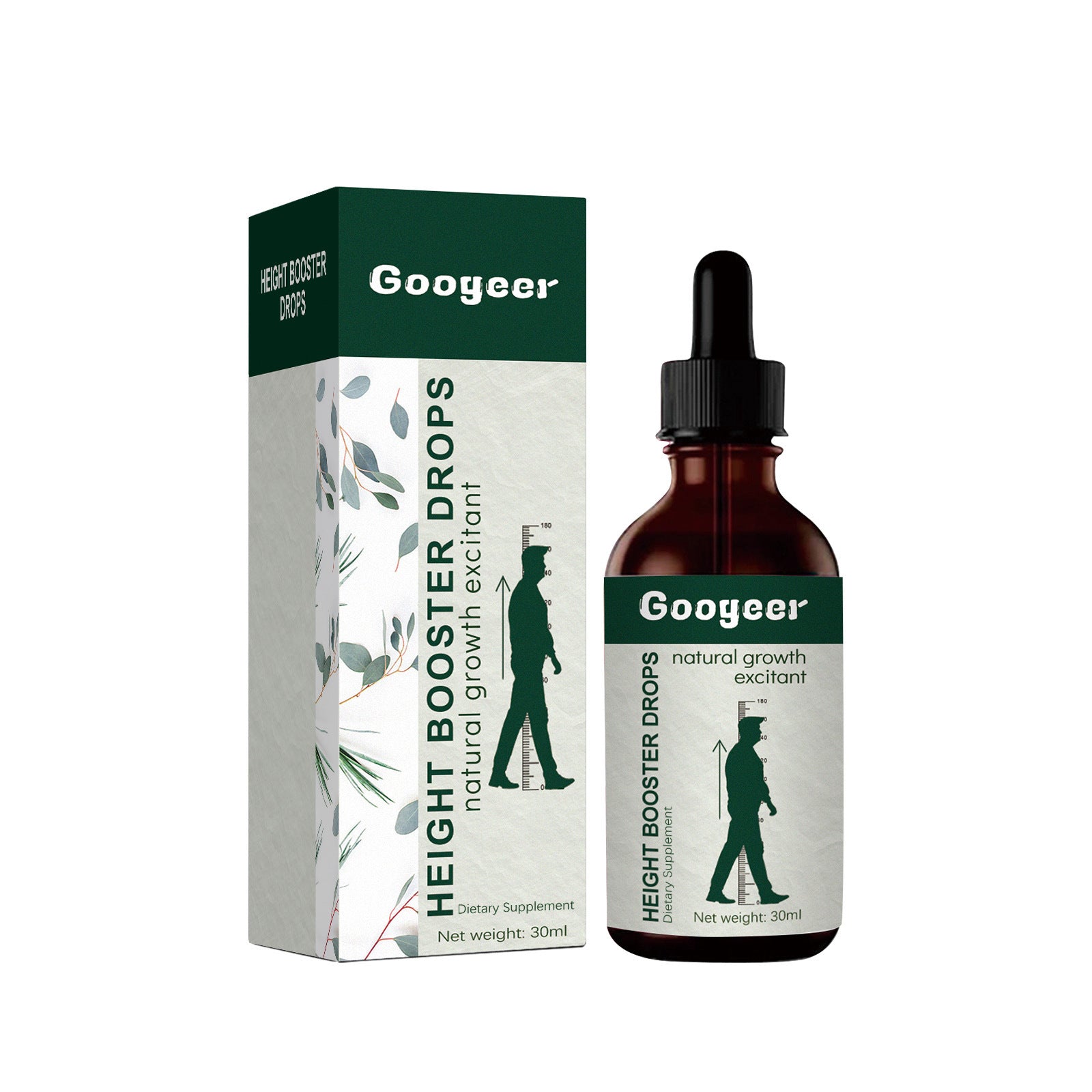Height Boosting Essential Oil — Natural Herbal Growth Massage Oil for Kids & Teens | Bone Health & Growth Support