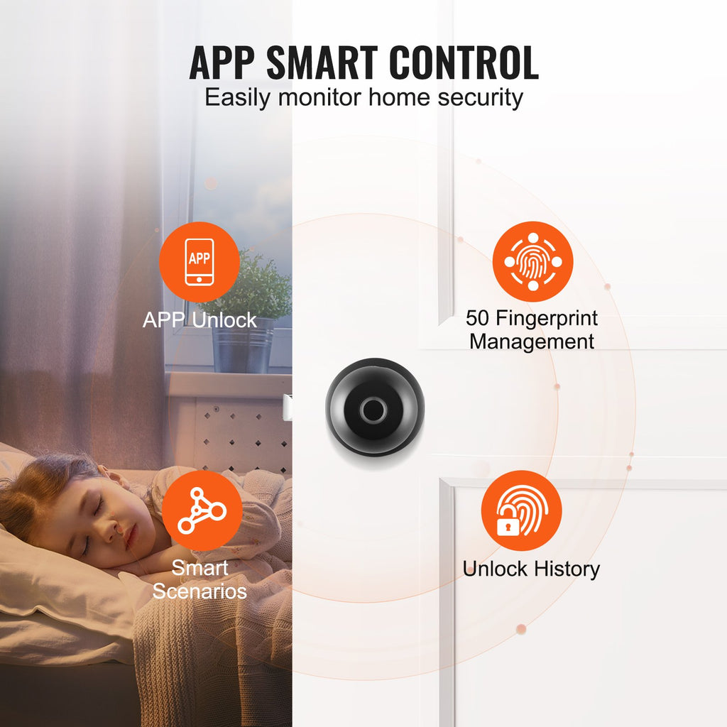 SecureTouch™ Smart Fingerprint Door Lock