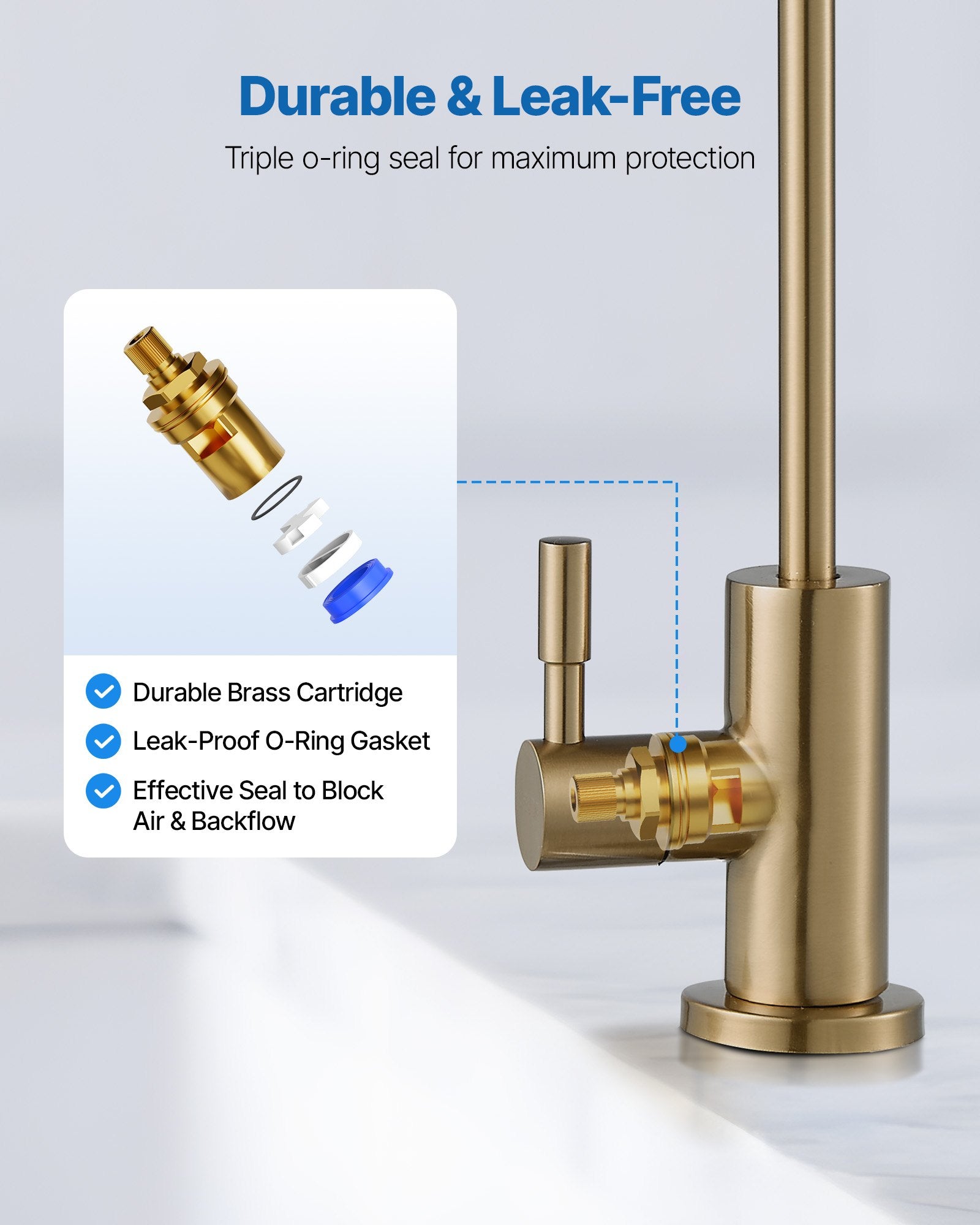 AquaLuxe™ Gold Filter Faucet