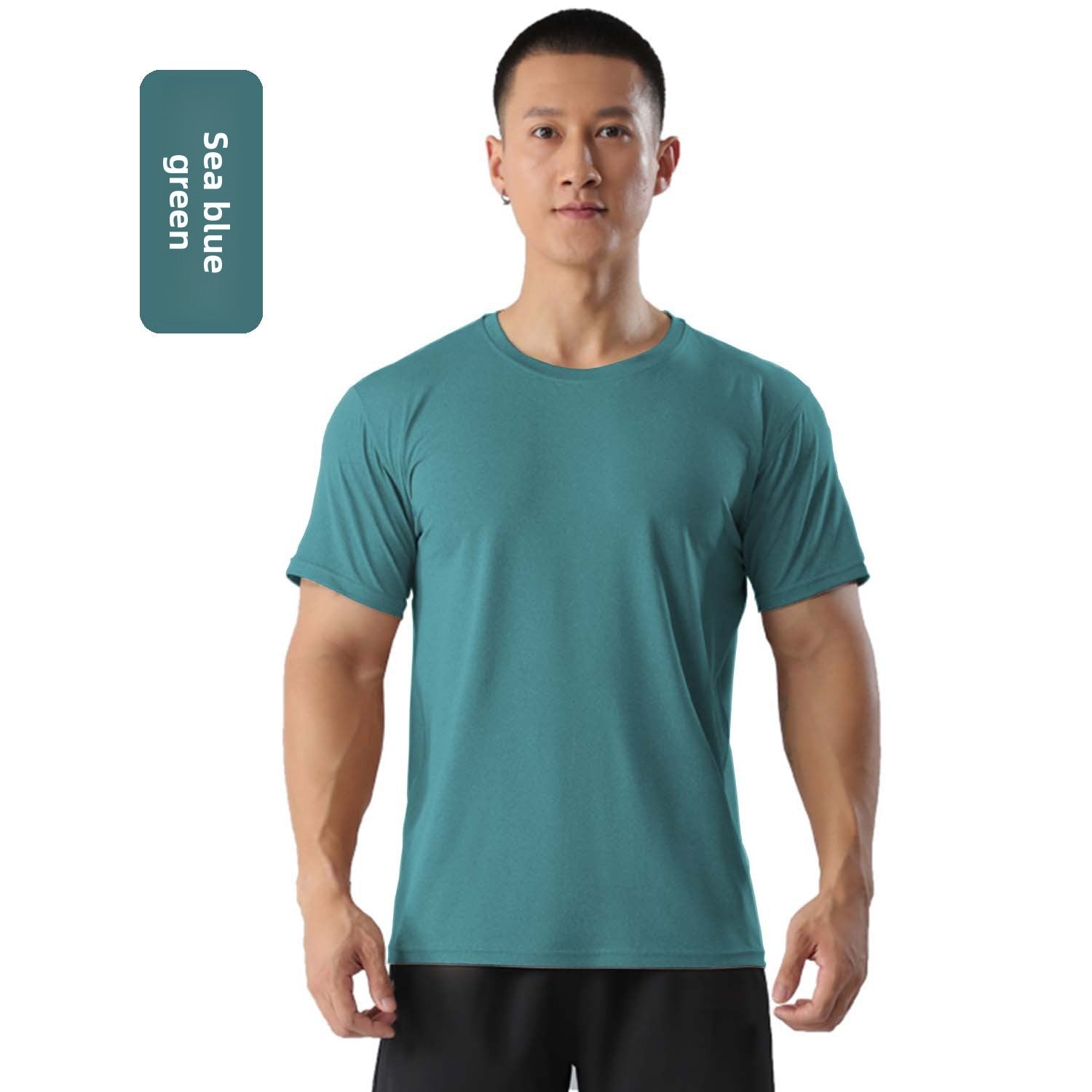 Men's Quick-Dry Sports T-Shirt — Breathable Moisture-Wicking Athletic Gym Running Tee for Men | Lightweight Training Top