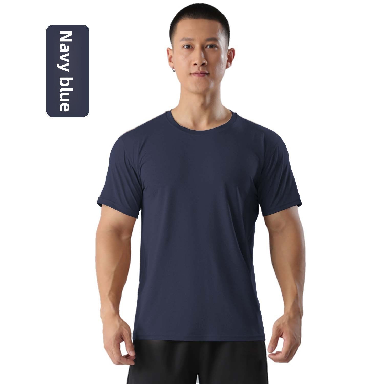 Men's Quick-Dry Sports T-Shirt — Breathable Moisture-Wicking Athletic Gym Running Tee for Men | Lightweight Training Top