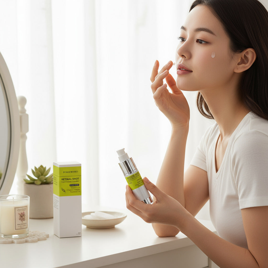 Retinol Eye Cream — Hydrating Brightening Under Eye Cream for Dark Circles Wrinkles & Fine Lines | Anti-Aging Eye Treatment