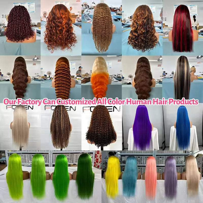 Brown Lace Front Wig Human Hair With Aligned Cuticles Vietnam Wig