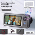 BathBeats Waterproof Phone Box – Bluetooth Speaker & Rotating Holder