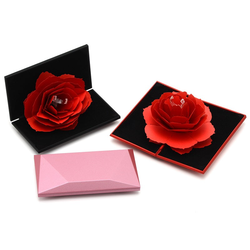 RoseSpin Diamond Ring Box – Rotating Valentine’s Gift