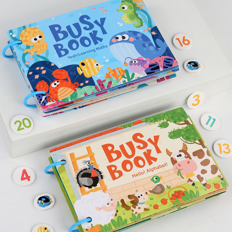 Reusable Sticker Book for Kids — Educational Toddler Activity Book with Removable Stickers for Ages 2-4 3-5 | Screen-Free Travel Toy