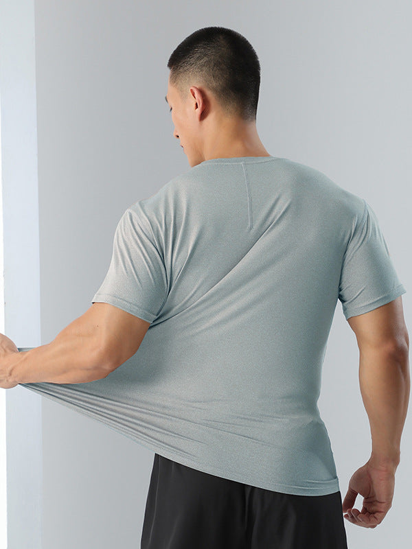 Men's Quick-Dry Sports T-Shirt — Breathable Moisture-Wicking Athletic Gym Running Tee for Men | Lightweight Training Top