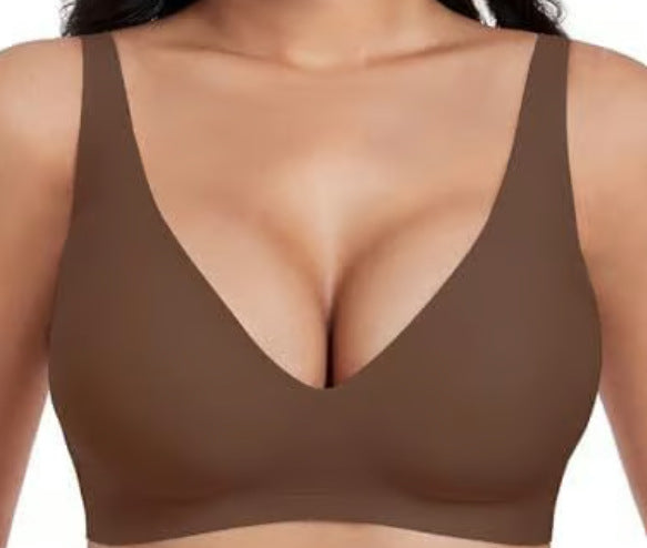 Seamless Wireless Comfort Bra for Women — No Underwire Full Coverage T-Shirt Bra with Soft Breathable Support | All Day Wear