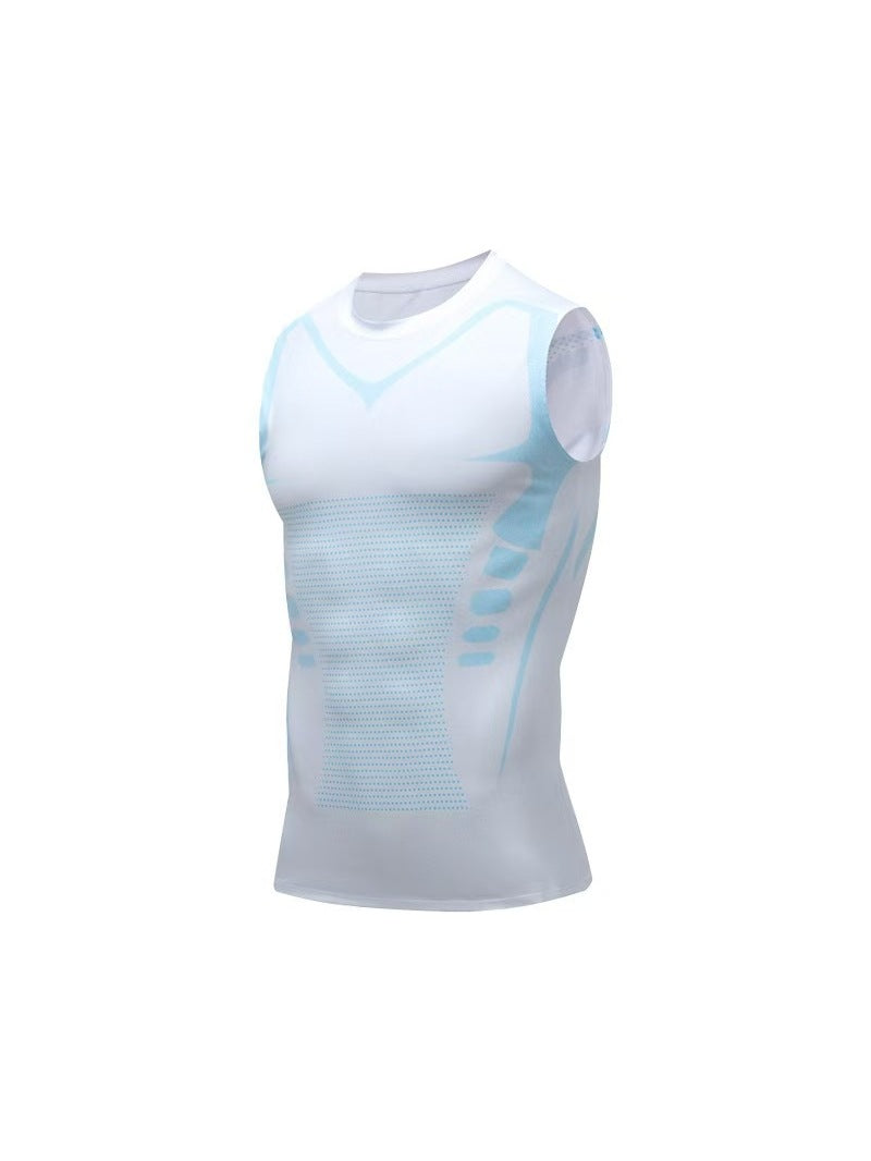 Men's Breathable Fitness Vest — Lightweight Sleeveless Gym Training Top with Moisture-Wicking Fabric | Athletic Tank Top