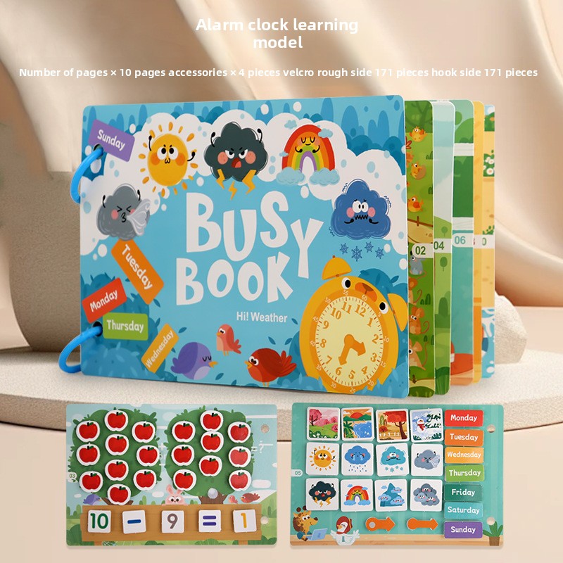 Reusable Sticker Book for Kids — Educational Toddler Activity Book with Removable Stickers for Ages 2-4 3-5 | Screen-Free Travel Toy